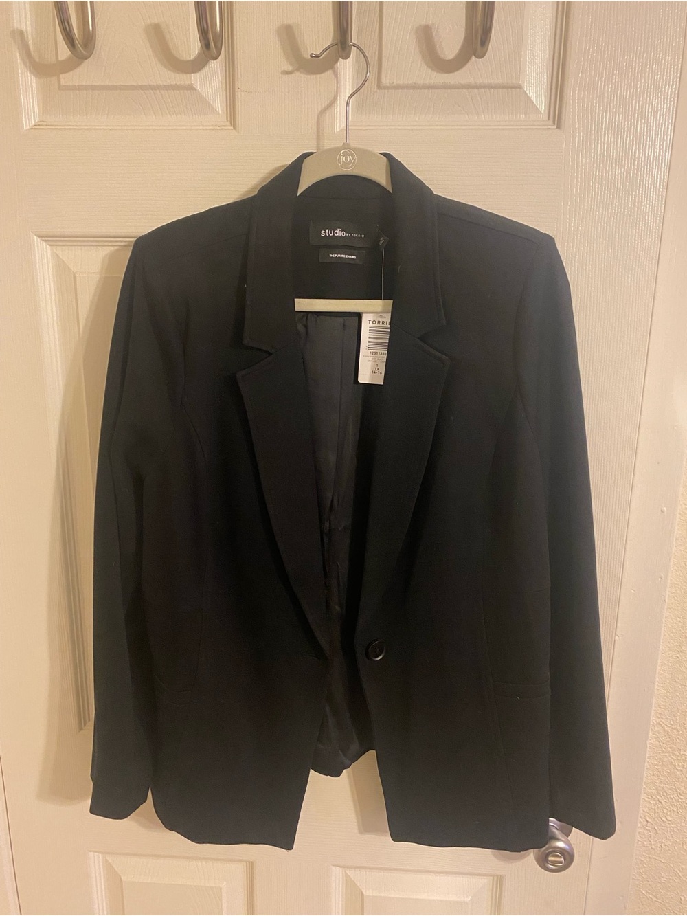 torrid Black Single-Button Tailored Blazer